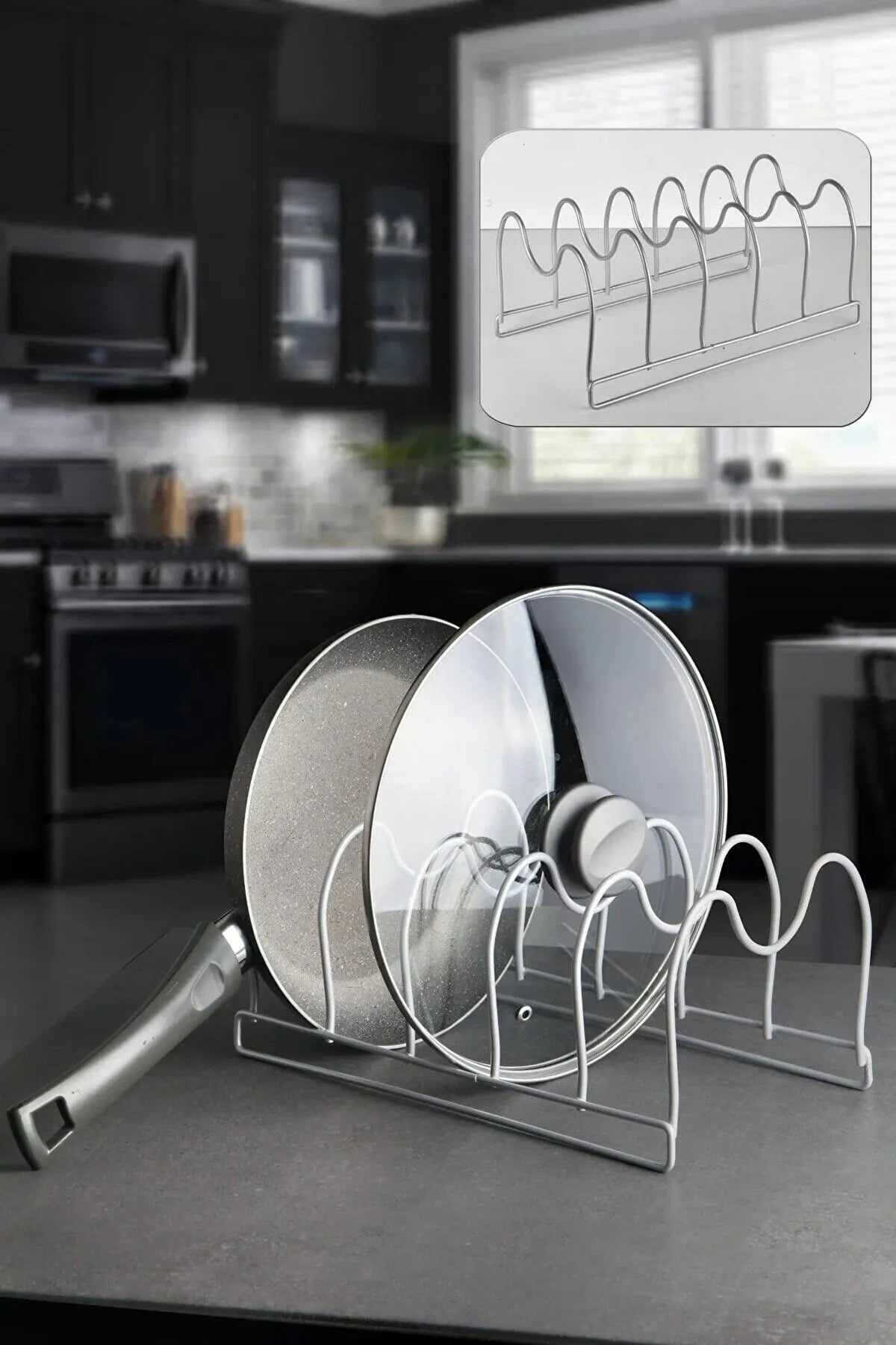 Stile Cucina Tava Ve Tencere Kapağı Düzenleyici