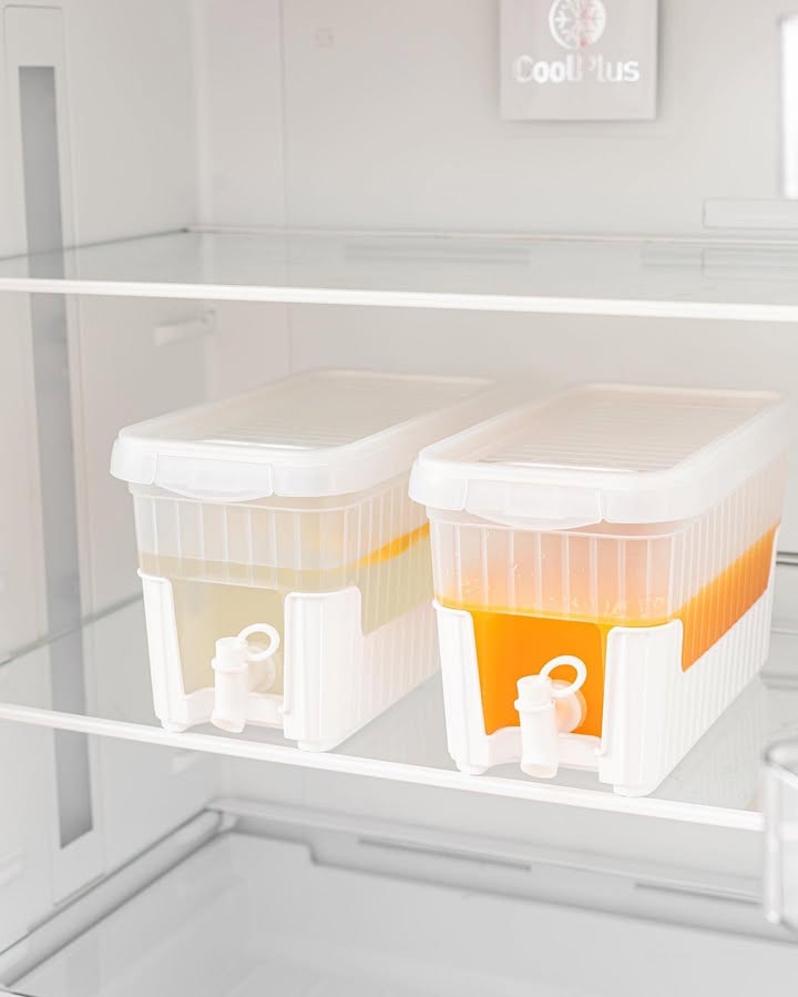 Stile Cucina 4,5 Litre Musluklu Ve Ayaklı Buzdolabı Su Limonata Sebili Beyaz