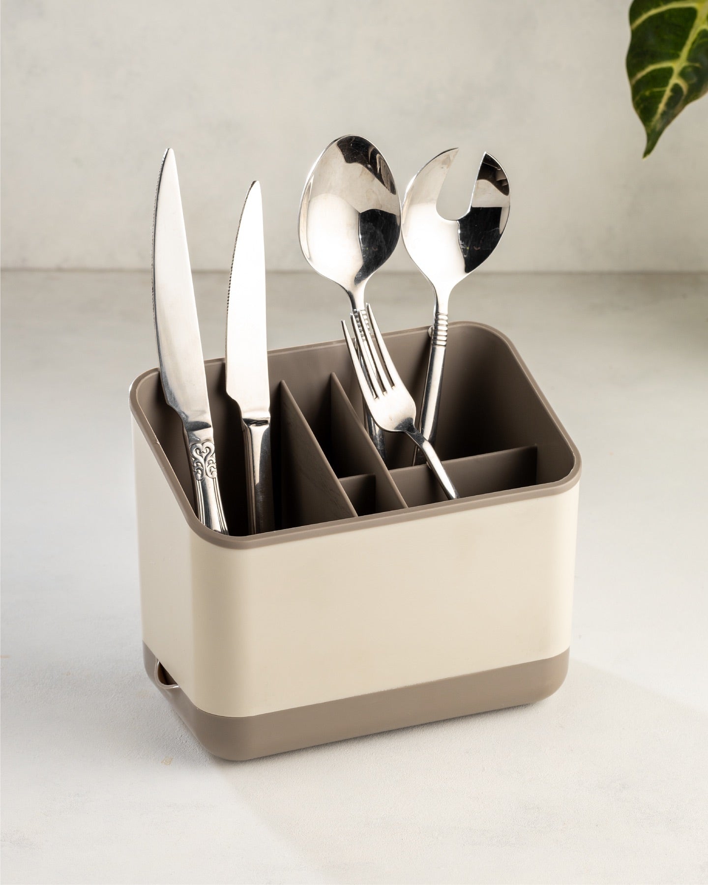 Stile Cucina Pratik Bölmeli Tezgah Üstü Kaşık Çatal Bıçak Kurutmalık