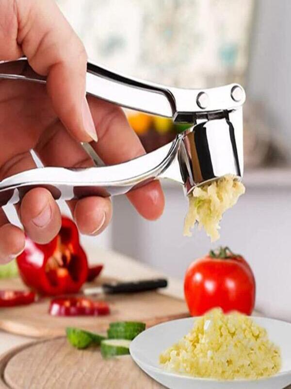 Stile Cucina Paslanmaz Çelik Sarımsak ve Zencefil Ezici – Ergonomik Tasarım, Pratik Mutfak Gereci
