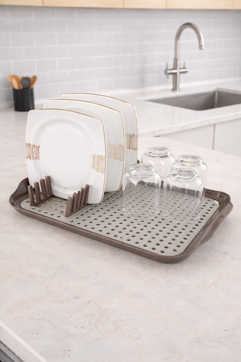Stile Cucina Avantajlı Tezgah Üstü Kurutmalık Ve Kesim Panosu