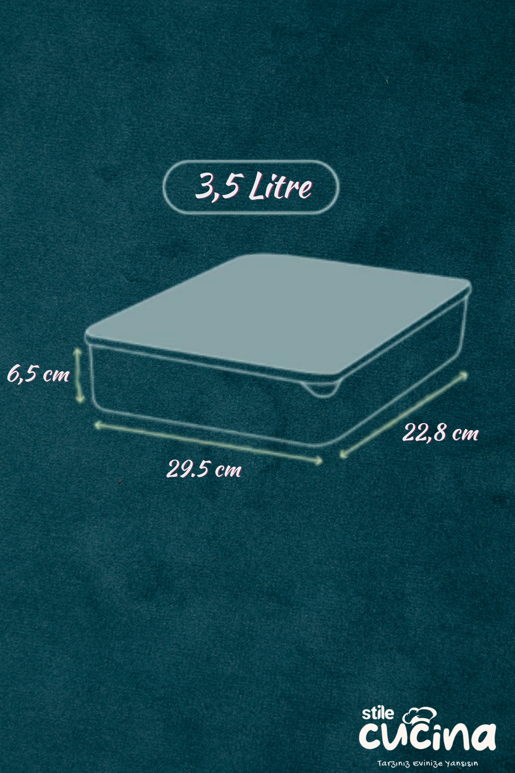 Stile Cucina 6'lı Renkli Büyük Boy Buzdolabı Dondurucu Organizer Ve Saklama Kabı Seti 6x(3,5 Litre)