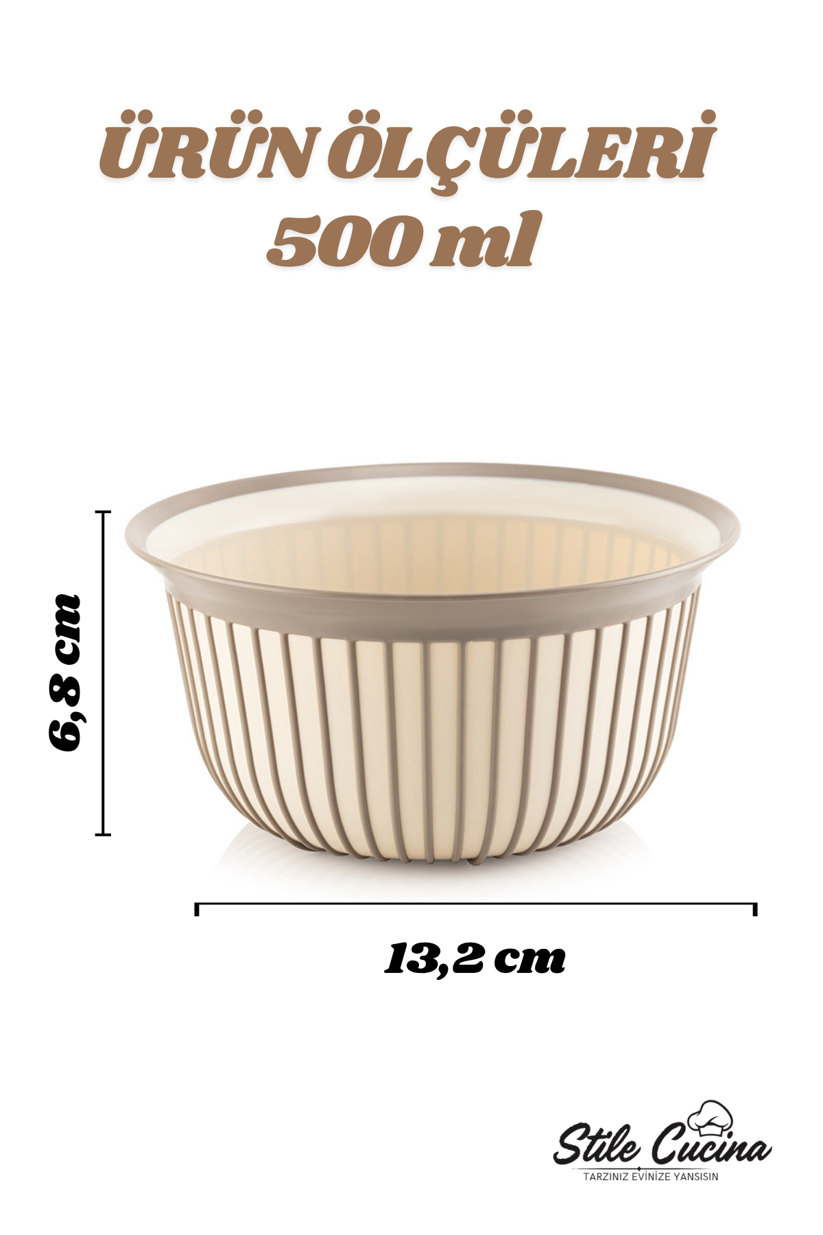 Stile Cucina Linea 6lı Pratik Çerezlik Kase 500 Ml