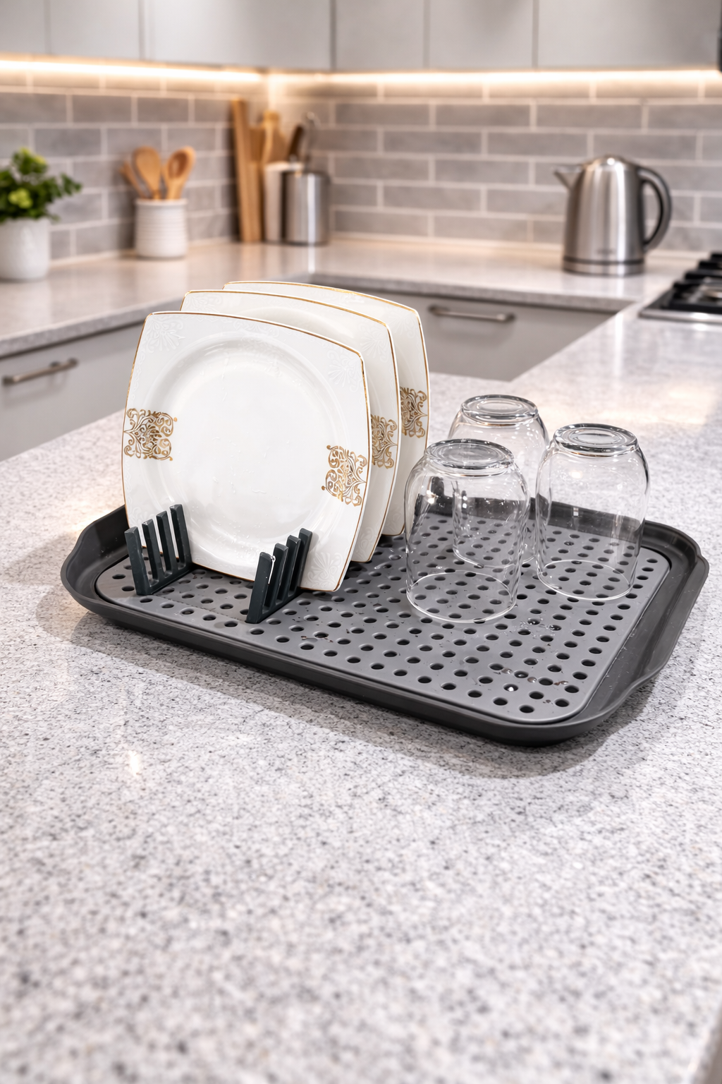 Stile Cucina Avantajlı Tezgah Üstü Kurutmalık Ve Kesim Panosu