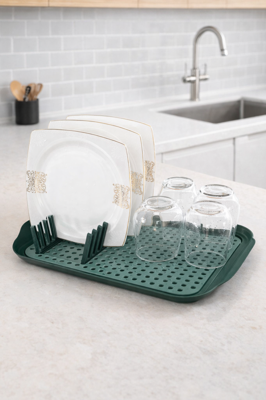 Stile Cucina Avantajlı Tezgah Üstü Kurutmalık Ve Kesim Panosu